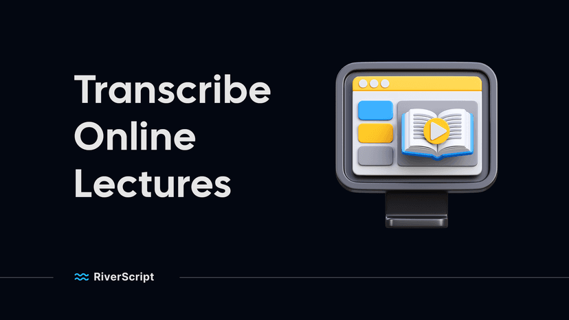 How to transcribe online lectures you can’t download and live classes into searchable text from any university app without bots